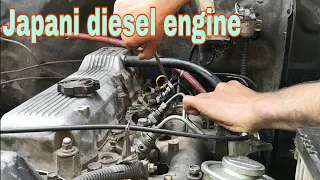 How to Toyota b3 injector fitting, Toyota b3 diesel engine