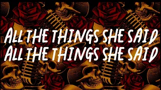 tatu - All the things she said l lyrics video