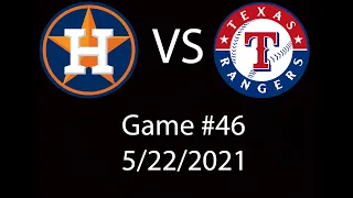 Astros VS Rangers  Condensed Game Highlights 5/22/21