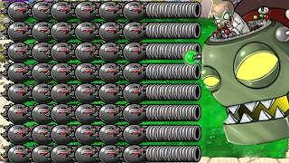 Doom 99999 Repeater vs Giga Zombies vs Dr.Zomboss - Plants vs Zombies Hack