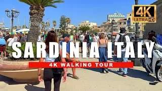 🇮🇹 Sardinia, Italy Walking Tour - Alghero Beach and Fortress City Walk [ 4K 60fps HDR ]