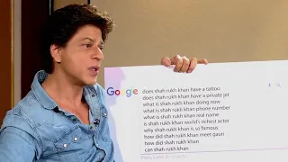 SRK answers the Internet's Most Searched Questions | Shah Rukh Khan