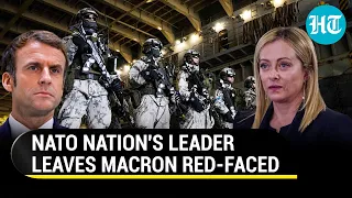 'Watch Your Tone': Italy's Meloni 'Chides' Macron Over Call To Send NATO Troops To Ukraine