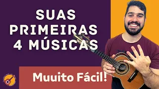 APRENDA SUAS PRIMEIRAS 4 MÚSICAS NO CAVACO - APENAS 2 ACORDES - MUITO FÁCEIS