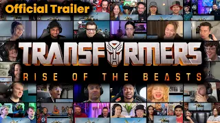 Transformers: Rise of the Beasts - Official Trailer | REACTION MASHUP | Transformers 2023 Movie