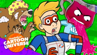 WEIRDEST Moments from The Adventures of Kid Danger! 🦸 | Nickelodeon Cartoon Universe