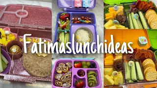 🌸Aquí todas las Loncheras escolares de la semana de Danna y Samantha #schoollunch #lunchbox