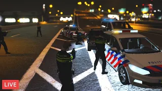 GEVAARLIJKE AVONDDIENST BIJ DE POLITIE! | Royalistiq Roerveen Roleplay | Livestream #51 | Iddo