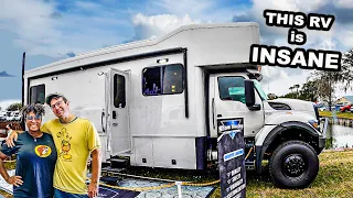 Showhauler 4x4 Overland Expedition 2021 RV Tour - Look INSIDE this INSANE Truck Conversion!!