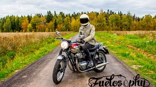 Тест-драйв ретро-байка Kawasaki W650.