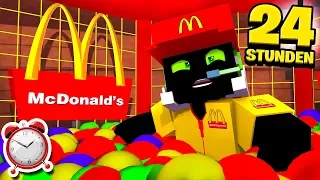 24 STUNDEN EINGESPERRT im McDonalds?! - Minecraft [Deutsch/HD]