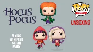 Hocus Pocus Flying Sanderson Sisters Funko POP Vinyl Winifred Sarah Mary Disney Witches broomstick