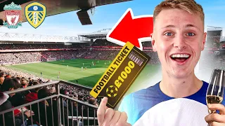 £1,000 Football Ticket Experience At Liverpool vs Leeds! *CARNAGE*