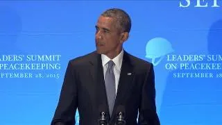 President Obama Chairs U.N. Peacekeeping Summit