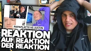 Papaplatte REAGIERT auf die Reaktion von Justin auf Papaplattes Reaktion 😂 | Papaplatte Highlights