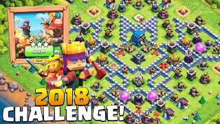 DESAFIO DE 2018 10 ANOS DO CLASH OF CLANS MUITO FÁCIL ! COMO COMPLETAR