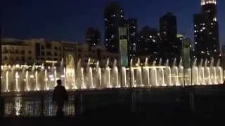 Musical fountains in Dubai / Поющие фонтаны Дубай