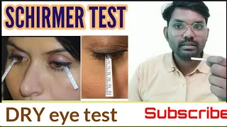 schirmer test dry eye / #ophthalmologyhindivideo / schirmer test / #schirmertest / #ophthalmology