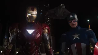 Iron Man's Entrance - The Avengers (Iron Man meets Captain America)