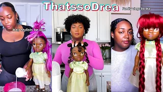 *1 HOUR* ThatsSooDrea TikTok Compilation #1 | Thatssodrea & Doll Daughter Tiana