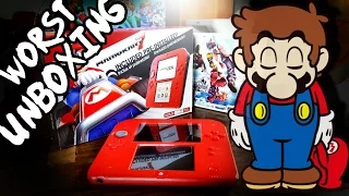 WORST NINTENDO 2DS UNBOXING ON THE INTERNET 😷- Mario Kart 7 2DS Bundle Unboxing