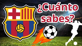 Quiz de fútbol | ¿Cuánto sabes de Fútbol? Trivia de futbol | QUIZ Barcelona Futbol Club! LA LIGA