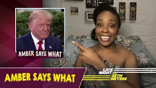 Amber Says What: Trump’s Cognitive Test, Confederate Statues