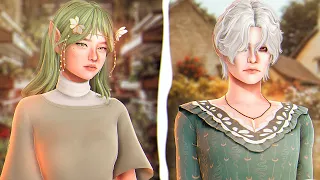 ♡ Травница и Вампир | Sims 4 CAS ♡