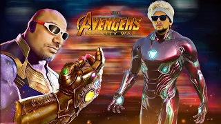 Avengers R2H War😂 || R2H Vs Thanos || Zain Saify Indian Ironman 🤣 || Puneet Superstar Indian Thanos🤣