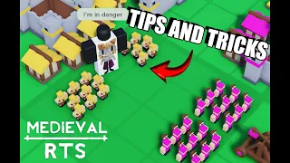 Tips and Tricks | Roblox Medieval RTS Experience