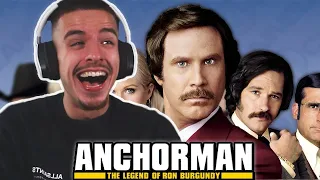 FIRST TIME WATCHING *Anchorman: The Legend of Ron Burgundy*