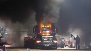 Iveco Truck Brutal Full Pull at Indoor Pulling Putten 2024 | Iron Horse 3 0