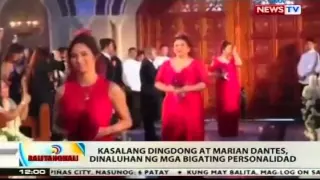 BT: Kasalang Dingdong at Marian Dantes, dinaluhan ng mga bigating personalidad