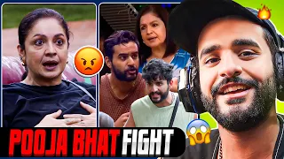 Reacting to POOJA BHAT VS ABHISHEK MALHAN FIGHTS