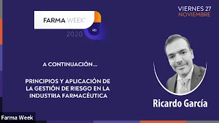 Gestión de Riesgos en la industria farmacéutica.