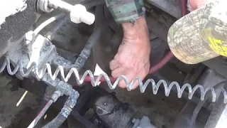How I find air leaks on a big truck