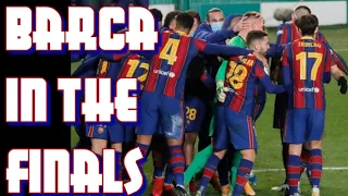 Barcelona vs Real Sociedad Reaction - Going to 2021 Spanish Super Cup Finals