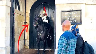 Second Guard’s Had Enough Too, Pulls The Horse Back