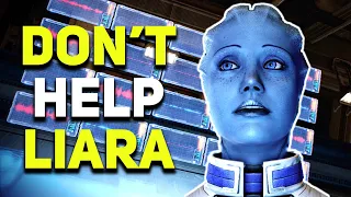 Mass Effect 3 - What If You DON'T HELP LIARA Become the Shadow Broker in ME2? (Unique Dialogue)