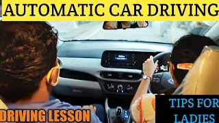 How To Drive Automatic Car In Traffic Roads - Driving Tips For Ladies- City Car Trainers 8056256498