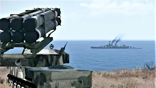 Ukraine Neptune Anti-Ship Missile Destroyed 2 Russian Battle Ship - ARMA 3