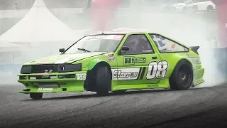 650HP 2AZ-FE Turbo Toyota Corolla AE86: 16-year-old Stavros Grillis drifting + OnBoard!