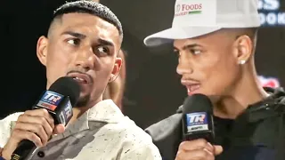 Teofimo Lopez vs Jamaine Ortiz SPICY PRESS CONFERENCE & First Face Off