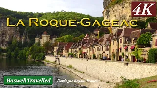 La Roque Gageac Stone Village & Boat Ride on Dordogne River - Bucket List France 4K