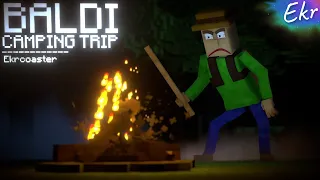 Baldi Camping! | Baldi's Basics Minecraft Animation (Random Encounters)