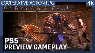 Babylon's Fall (2022) PS5 - 4K Gameplay on PlayStation 5 (No commentary) 2160p