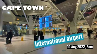 Cape Town International Airport on 10 August 2022 05:00