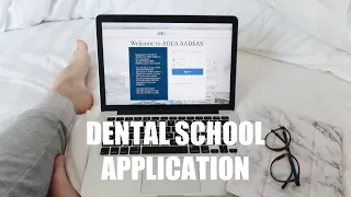 DENTAL SCHOOL APPLICATION!! In depth look at the application!