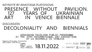 Histories Behind the Pavilion. Decoloniality and Biennials – 18.11.2022