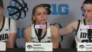 Gabbie Marshall's 7 3's gives Iowa needed spark: 'I couldn't be more proud of anybody'